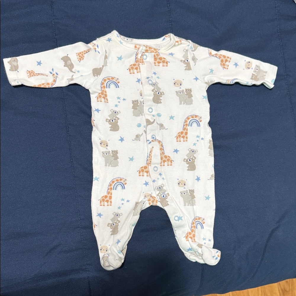 Adorable Animal Print Kids One Piece